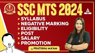 SSC MTS 2024  SSC MTS Syllabus Exam Pattern Eligibility Salary Promotion  SSC MTS Kya Hota Hai [upl. by Oniluap]