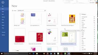 How to Make Greeting Cards with Microsoft Word [upl. by Ahsimrac]