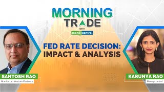 US Fed Hikes Interest Rates By 075 How Will Indian Markets React  Morning Trade [upl. by Oigimer]