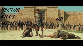 Troy 2004  Hector kills Menelaus HD [upl. by Helsell225]