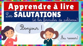 Les salutations et les formules de politesse [upl. by Sager]