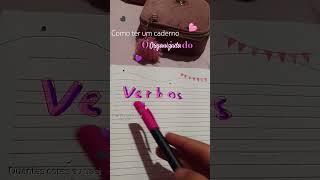 Ideias de como ter um caderno organizado 🖤🩷💜 [upl. by Gipson]