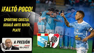 ¡FALTÓ POCO Sporting Cristal igualó ante River Plate [upl. by Lamberto]