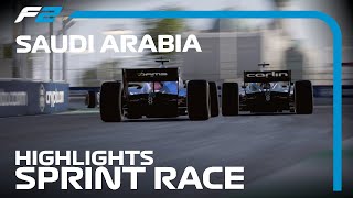 F2 22  Saudi Arabia  Sprint Race  Highlights [upl. by Sherborne]