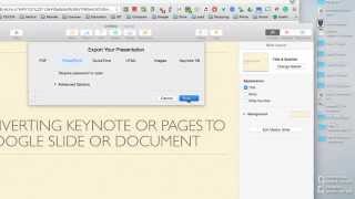 Converting a Keynote to Google Slides Format [upl. by Rinaldo]