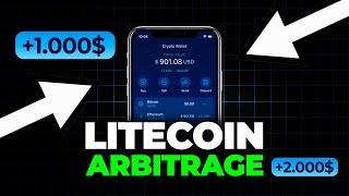 Crypto Arbitrage LTC  Binance Strategy 2024 [upl. by Orsay488]