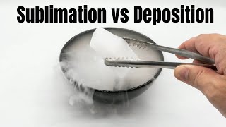 Sublimation vs Deposition [upl. by Ab266]