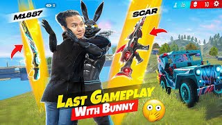 My Last Solo vs Squad Gameplay with Black Bunny Rare Bundle 😱 Tonde Gamer  Free Fire Max [upl. by Llehsam]