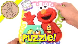 Sesame Street Elmos World Plastic Puzzle Mattel Toys 2001 [upl. by Rasec]