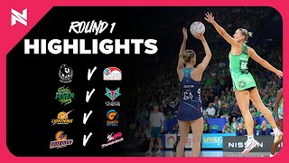 Suncorp Super Netball Highlights  Round 1 2023 [upl. by Ijneb]