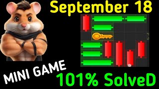 18 September Mini Game Hamster Kombat Today  Mini Game Puzzle EASY Solution  Take key 🔑 [upl. by Osmen314]