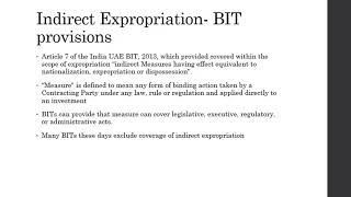 Lecture 35 Direct and Indirect Expropriation [upl. by Nymassej]