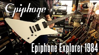 Epiphone Explorer 1984 EX  białe złoto nie tylko dla Jamesa Hetfielda  FOG [upl. by Buschi]