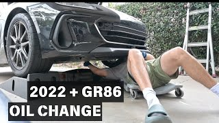 2022 BRZ GETS OIL CHANGE jdm carvlog cartok jdmcars [upl. by Ahsema]