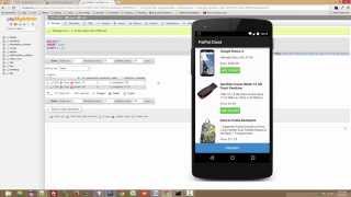 Android Integrating PayPal using PHP MySQL Demo [upl. by Lauree]