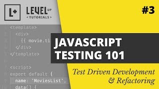 3 Test Driven Development amp Refactoring  JS Testing 101 with Jest [upl. by Engeddi573]