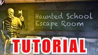 Wishbone  Haunted School Escape Fortnite TUTORIAL [upl. by Adiuqram412]