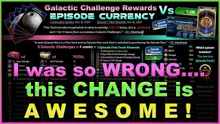 ITs GOOD  Episode Currency amp Track Rewards vs Galactic Challenge Rewards  NEW INFOGRAPHIC [upl. by Damien]