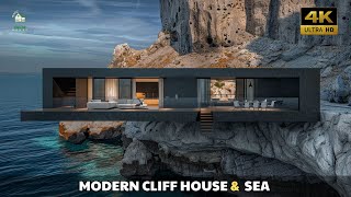 A Cliffside Sanctuary The Modern Black House [upl. by Coyle]