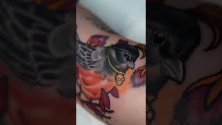 colorful tattoo on arm istanbul brockkaw shorts shortfeed tattooartists tattoovlog dövme [upl. by Nolita]