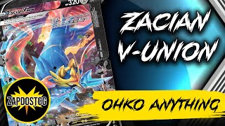 Zacian V Union Deck Is INSANE on TCGO  OHKO VMAX Cards Easily Pokemon TCG [upl. by Rep417]