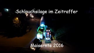 Schlauchsilage  Maisernte 2016  Ruedi Rodel Fahrwangen  Käslin Roth 003 Outdoor Channel [upl. by Tnomyar]