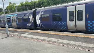 334 departing Motherwell for dalmuir via whifflet [upl. by Yrehcaz]