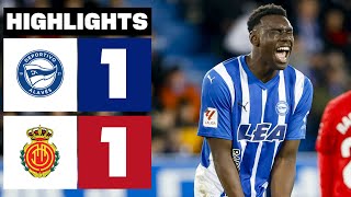 DEPORTIVO ALAVÉS 1  1 RCD MALLORCA  RESUMEN LALIGA EA SPORTS [upl. by Skrap]