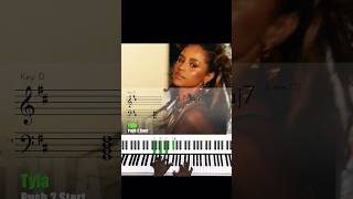 Tyla Push 2 Start chords tyla push2start afrobeats pianotutorial [upl. by Sanborne]