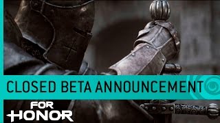 For Honor Cinematic Trailer Closed Beta Date Announcement – The Thin Red Path NA [upl. by Camilla]