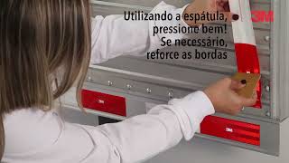 3M  TSD  How to apply Conspicuity Tape  Portuguese [upl. by Ainatit]