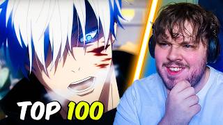 Reacting To The TOP 100 MOST Streamed Anime Openings OF ALL TIME [upl. by Daegal]