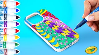 Personalized and Colorful Phone Case with Crayola Markers [upl. by Lothario910]