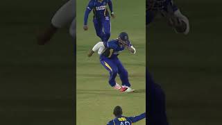 Kieron Pollard takes STUNNING silly midoff catch 😂 [upl. by Raddie]