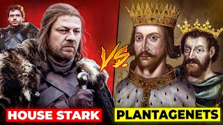 Game of Thrones vs Real Life House Stark vs The Plantagenets [upl. by Rolf]