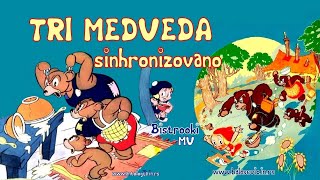 Crtani film – ZLATOKOSA I TRI MEDVEDA Sinhronizovano [upl. by Yirinec]