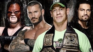 John Cena vs Roman Reigns vs Randy Orton vs Kane  WWE Battleground  WWE 2K14 Simulation [upl. by Sidoney331]