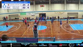 19 Giornata Campionato Serie B maschile ROSSELLA ETS CARONNO P  VERO VOLLEY MONZA [upl. by Araec]