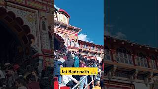 Jai Badrinath 🙏 badrinath hindutemple travel uttarakhand badrinathdham [upl. by Drofyar]