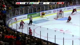 Switzerland v Sweden 35  2014 IIHF World Junior Championship [upl. by Eerhs]