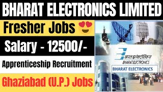 Bharat Electronics Limited Apprentice Recruitment  Bharat Electronics Limited Diploma Apprentice [upl. by Leamaj]