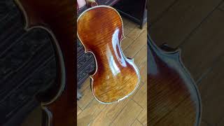 Handmade violin with single back for sale Model GFA17 violin luthier violinmaker violinist [upl. by Nevarc920]