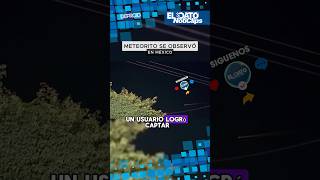 METEORITO SE OBSERVÓ EN MÉXICO 06NOV24 meteorito mexico cielo [upl. by Arimahs634]