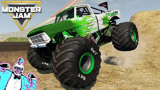 Monster Jam Steel Titans 2 and BeamNG Drive INSANE Backflips and Crashes 3 [upl. by Novyart]