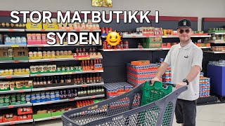 SJEKKER UT STOR MATBUTIKK I SYDEN 🌞 [upl. by Cyma]