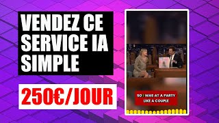 VENDEZ CE SERVICE IA AUX INFLUENCEURS ET BUSINESS LOCAUX JUSQUÀ 440€VENTE [upl. by Skipper918]