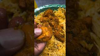 Ayithe Biryani point 🤤🔥 Just 100 Unlimited food biryani chickenbiryani viral foodblogger [upl. by Aseena]