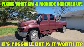 2005 C4500 FIXING WHAT GM amp MONROE SCREWED UPPT1 [upl. by Douglas]