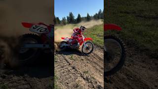 Railing a 1993 CR250 2Stroke around The Kelley Farm [upl. by Bajaj]