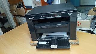 Canon iSENSYS MF3010 Test PageReportTotal Page Counter [upl. by Petit]